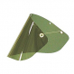 PC visière. VERT. 500X250X1MM