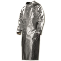 MANDIL CON MANGAS ALUMINIZADO COBALTO
